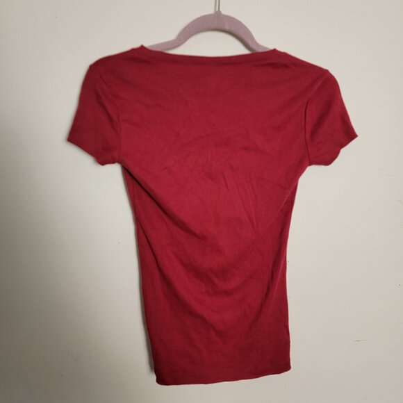 Tommy Hilfiger Women's Slim Fit V-Neck T-Shirt Size XS - Picture 2 of 3